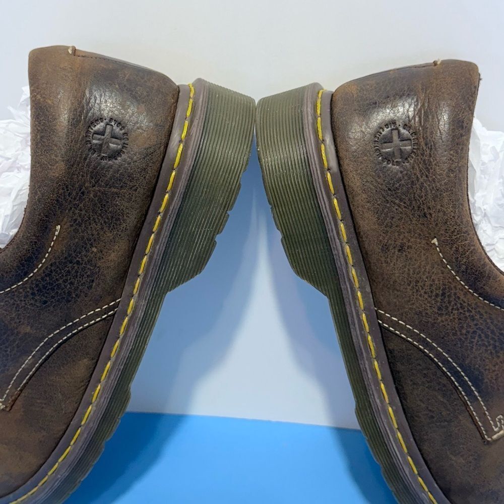 Dr. Martens AWO04 11290 Men's brown Leather Casual Work Shoes lace up S US 11 M - Picture 10 of 17